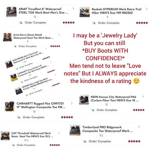 CARHARTT Rugged Flex Waterproof Met Guard 8" Composite Toe MEN'S Size 9M CMF8720 - Picture 10 of 10